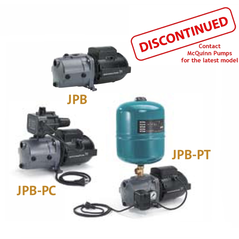 Grundfos JPB - Discontinued - Contact McQuinn Pumps - NZ